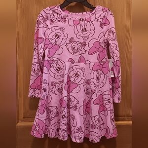 NWT Disney Minnie Mouse Pink Dress Girls Size:4t